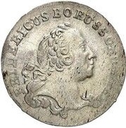 ⅙ Thaler - Frederick II Seven Years' War obverse image