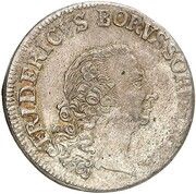 ⅙ Thaler - Frederick II Seven Years' War obverse image