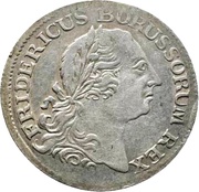 ⅙ Reichsthaler - Frederick II obverse image