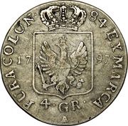 4 Groschen - Frederick William II, Germany, 1796-1798 reverse image