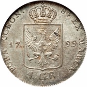 4 Groschen - Frederick William III, Germany, 1797-1809 reverse image
