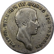 ⅙ Reichsthaler - Frederick William III obverse image