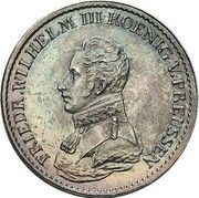 ⅙ Thaler - Frederick William III Mint Visit obverse image