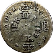6 Gröscher - Frederick I, Germany, 1702-1709 reverse image