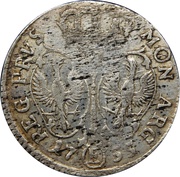 6 Gröscher - Frederick II, Germany, 1752-1757 reverse image