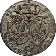 6 Gröscher - Frederick II, Germany, 1756-1757 reverse image