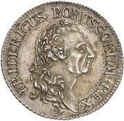 ¼ Thaler - Frederick II obverse image