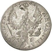 6 Gröscher - Frederick II, Germany, 1781 reverse image
