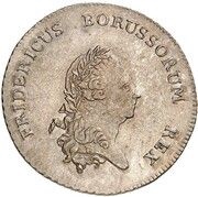 ¼ Thaler - Frederick II Death obverse image