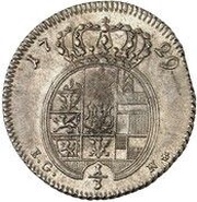 ⅓ Thaler - Frederick William I, Germany, 1723 reverse image