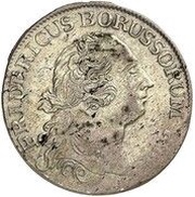 8 Gute Groschen - Frederick II Seven Years' War obverse image
