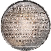 ½ Thaler - Frederick William I, Germany, 1721 reverse image