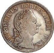 ½ Thaler - Frederick II, Germany, 1764 obverse image