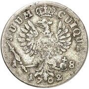 18 Gröscher - Frederick I, Germany, 1702 reverse image