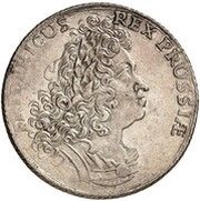 ⅔ Thaler - Frederick I obverse image