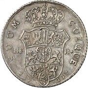 ⅔ Thaler - Frederick I, Germany, 1706-1713 reverse image
