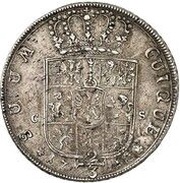 ⅔ Thaler - Frederick I, Germany, 1712 reverse image