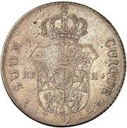 ⅔ Thaler - Frederick I, Germany, 1712 reverse image