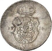 ⅔ Thaler - Frederick William I, Germany, 1714 reverse image