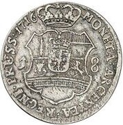 18 Gröscher - Frederick William I, Germany, 1716 reverse image