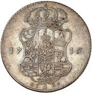 ⅔ Thaler - Frederick William I, Germany, 1716 reverse image