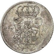 ⅔ Thaler - Frederick William I, Germany, 1717 reverse image