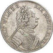 ⅔ Thaler - Frederick William I obverse image