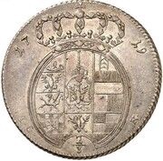 ⅔ Thaler - Frederick William I, Germany, 1719 reverse image