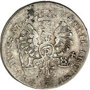 18 Gröscher - Frederick II, Germany, 1751 reverse image
