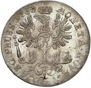 18 Gröscher - Frederick II, Germany, 1753 reverse image