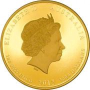 3000 Dollars - Elizabeth II 4th Portrait - Diamond Jubilee - Gold Proof obverse image