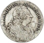 18 Gröscher - Frederick II Seven Years' War obverse image