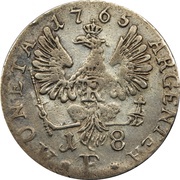 18 Gröscher - Frederick II, Germany, 1764-1765 reverse image