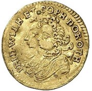 ¼ Ducat - Frederick I Marriage obverse image