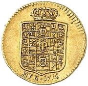 ¼ Ducat - Frederick William I, Germany, 1715 reverse image