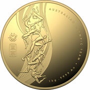 3000 Dollars - Elizabeth II 6th Portrait - Australian Olympic Team, Australia, 2020 reverse image