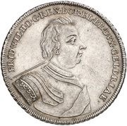 1 Thaler - Frederick William I Gelderland obverse image