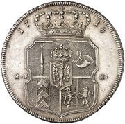 1 Thaler - Frederick William I Gelderland, Germany, 1718 reverse image