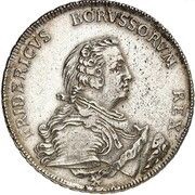 1 Reichsthaler - Frederick II Type 1 - armored bust obverse image