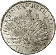 1 Thaler - Frederick II, Germany, 1751-1753 reverse image