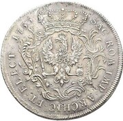 1 Thaler - Frederick II Speciestaler - Königstaler, Germany, 1755 reverse image