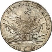 1 Thaler - Frederick II, Germany, 1764 reverse image
