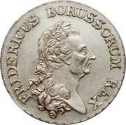 1 Reichsthaler - Frederick II mintmark between dots obverse image