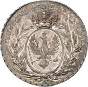 1 Thaler - Frederick William II Konventionstaler, Germany, 1795 reverse image