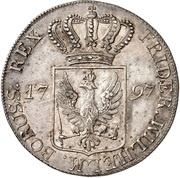 1 Thaler - Frederick William II Albertustaler obverse image