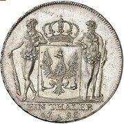 1 Thaler - Frederick William III, Germany, 1797-1798 reverse image