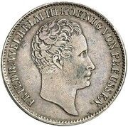 1 Thaler - Frederick William III Pattern obverse image