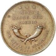 1 Thaler - Frederick William III Mint Visit; Copper pattern strike, Germany, 1821 reverse image