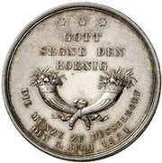 1 Thaler - Frederick William III Mint Visit, Germany, 1821 reverse image