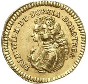 ½ Ducat - Frederick I Marriage obverse image